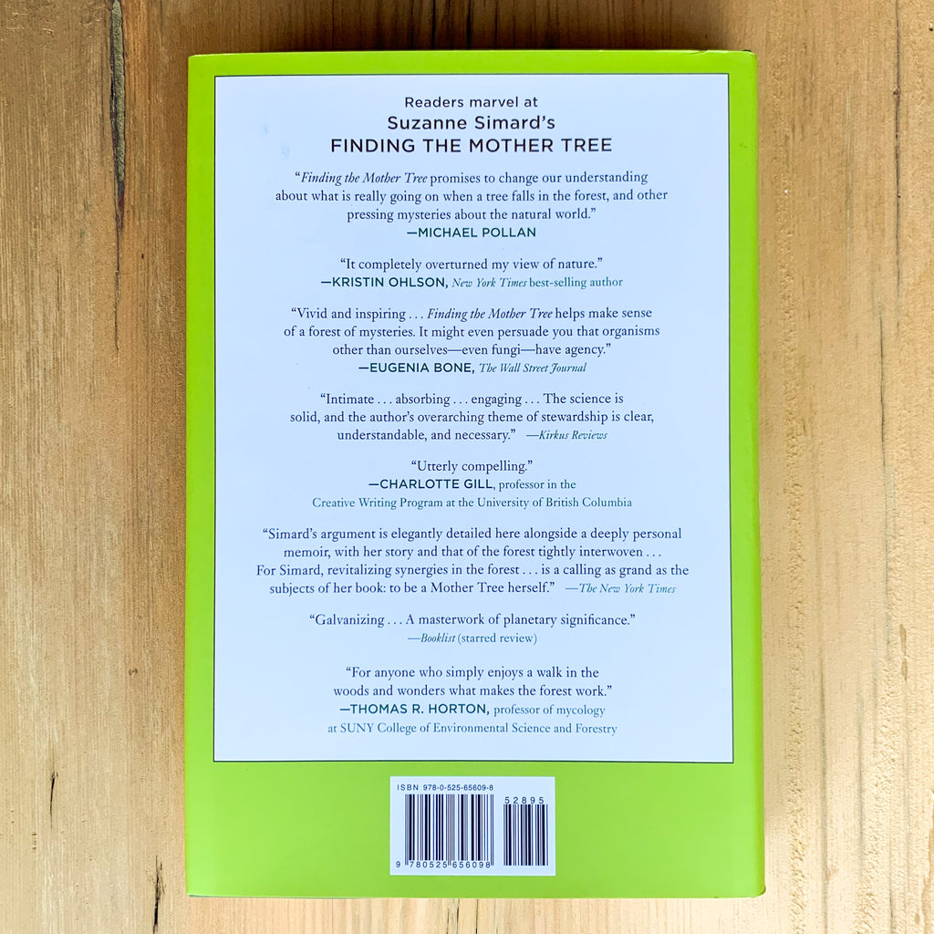 Hardcover back jacket with review blurbs